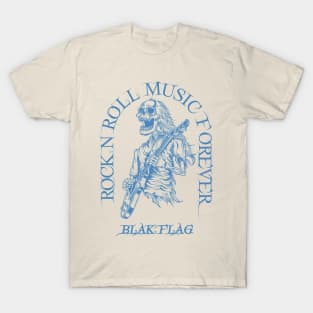 Black Flag /// Skeleton Rock N Roll T-Shirt